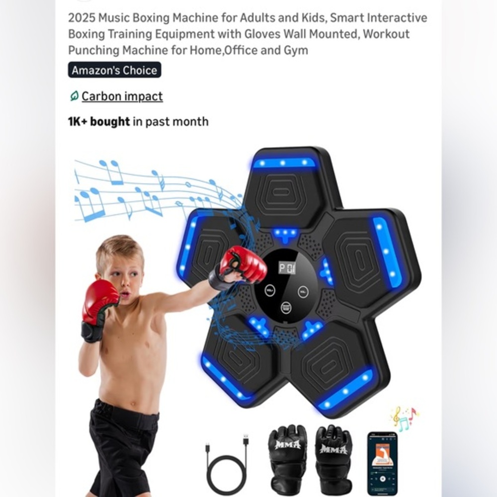 LOLBOX MUSIC BOXING MACHINE NEW